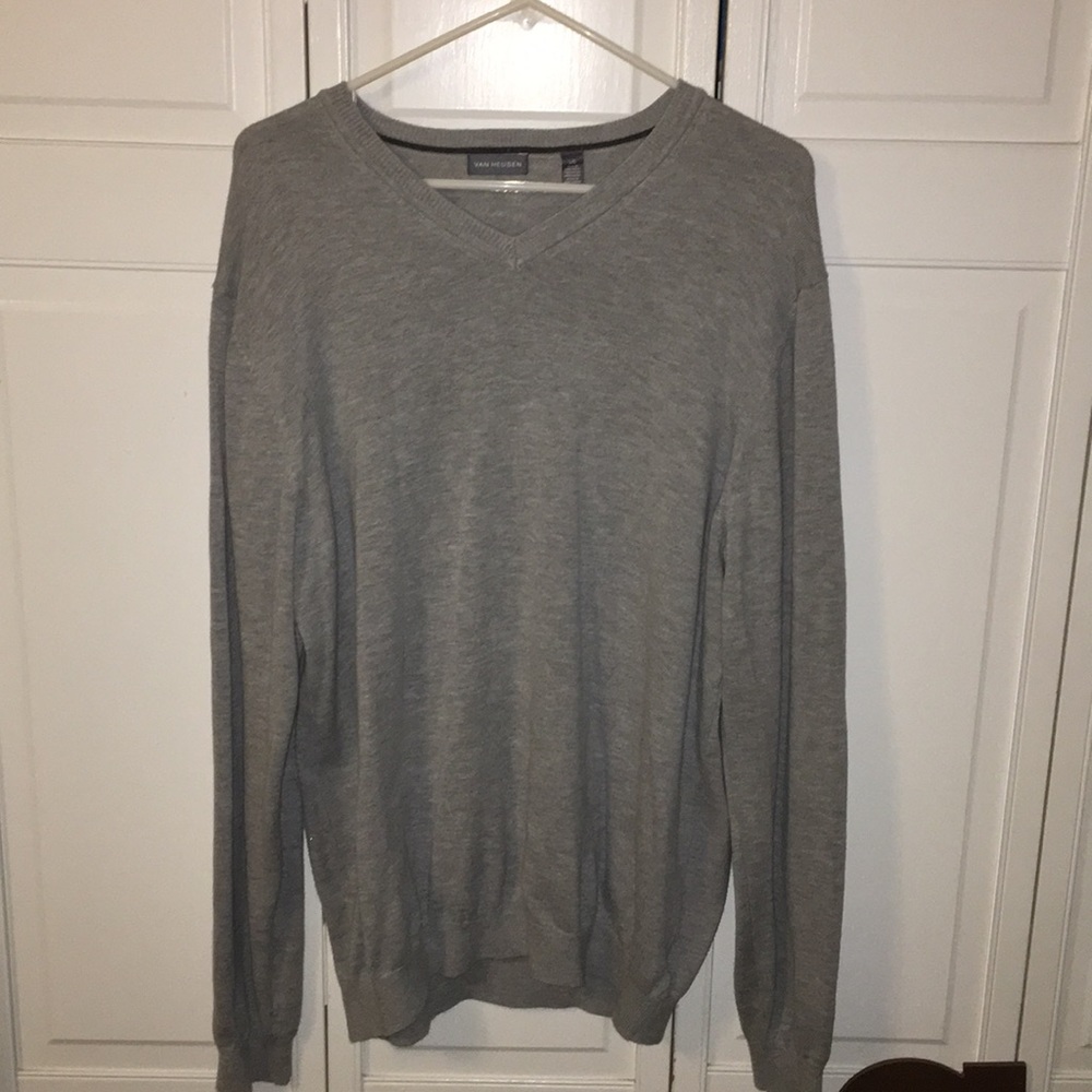 Grey Pullover - great with casual shirt